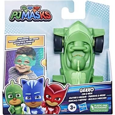 Imagem de PJ Masks Veículo Lagartixomóvel e Máscara para Crianças a Partir de 3 Anos - Lagartixo - F4598 - Hasbro