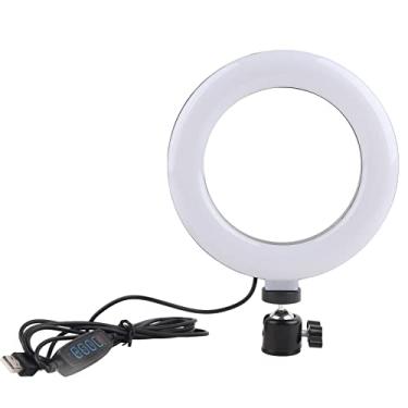Imagem de MUNEFE Luz de anéis LED de 6 polegadas, luz de fotografia de anéis de interface USB, luz de preenchimento ajustável de 3 cores para reuniões com zoom, trabalho remoto