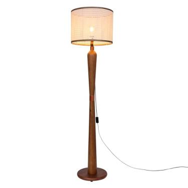 Imagem de Luminária Imperial Cúpula Sintetica Design Sofisticado Detalhe Em Cobre! (Palha Sintetica)