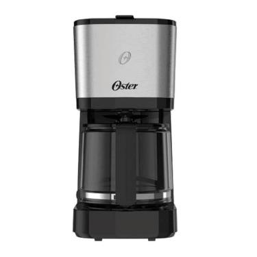 Imagem de Cafeteira Oster Inox Com Jarra De Vidro 1,2 Litros 127V