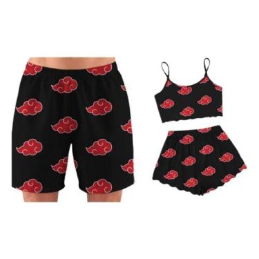 Imagem de Conjunto Pijama Curto Casal Feminino Masculino Samba Canção - Isysser,