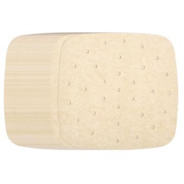 Imagem de HARFINGTON 400 peças de forros de fritadeira a ar, forros quadrados de bambu com furos, folhas de papel pergaminho perfurado antiaderente, papel vaporizador descartável para fritadeiras a ar, cesta a
