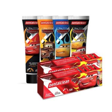 Imagem de Gel Dental Dentalclean Carros Morango com Flúor 50g