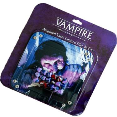 Imagem de Renegade Game Studios | Vampire: The Masquerade RPG: Acquired Taste Dice & Tray Accessory Pack | Acessório de jogo | Para maiores de 18 anos