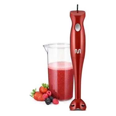 Imagem de Mixer Mix Elétrico De Mão Corpo Desmontável Copo 500ml Prático - Multi