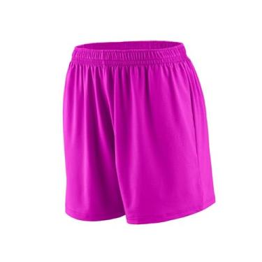 Imagem de Augusta Sportswear 1292 Inferno Short feminino, rosa forte, pacote médio