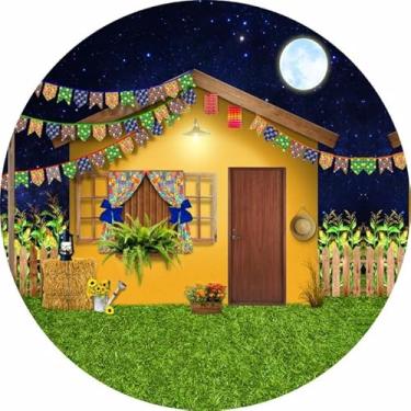 Imagem de Painel Redondo Veste Facil 1,50m Festa Junina (FJN107)