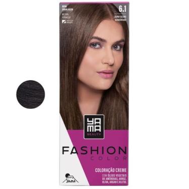Imagem de Coloração Yama Fashion Color Tintura Tinta Cabelo Creme Mini Kit 6.1 L