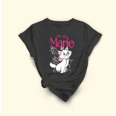 Imagem de Camiseta Gata Marie Com Estampa Exclusiva .100% Algodão - Lobo Sete, C