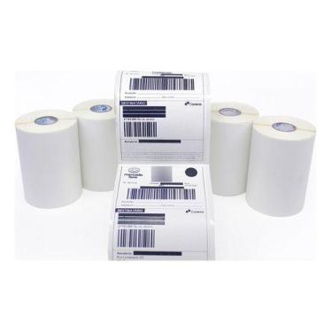 Imagem de 2 Rolos Etiqueta 10x15 Cm Térmica Serrilha Para Ecommerce - Higipack