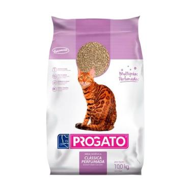 Imagem de Areia Progato Clássica Perfumada Multigrãos para Gatos 10kg