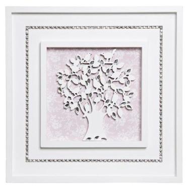 Imagem de Quadro Árvore Da Vida Com Strass Quarto Bebê Infantil Menina - Potinho