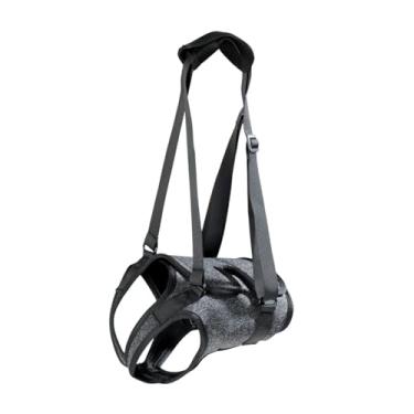 Imagem de WeiLaiKeQi Arnês de elevação para cães, tipoia para cães, portátil, com alça, suporte para pernas traseiras, macio e respirável, levantador para subir escadas, M