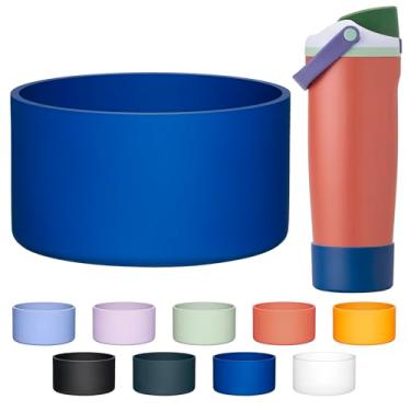 Imagem de Diumepo Bota de silicone para copos Owala de 850 g e 1,134 g FreeSip Sway Tumblers (azul marinho)