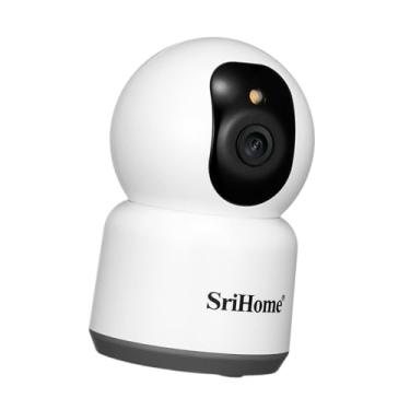 Imagem de Generic Câmera de segurança Auto Tracking portátil com luz Câmera 2 vias Áudio Vigilância Camcorder para gravação de escritório