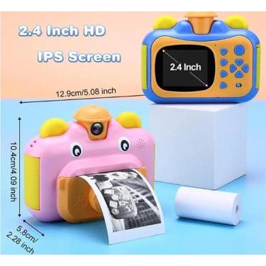 Imagem de Câmera Digital HD para Crianças, Impressão Instantânea para Crianças, 