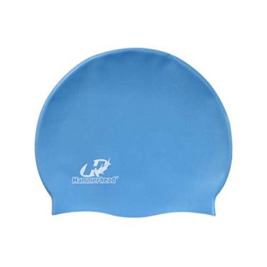 Imagem de Touca de Silicone Infantil, Unissex, Hammerhead, Azul Celeste
