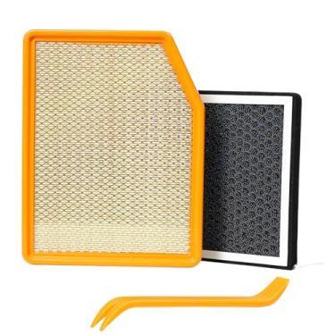 Imagem de SCREW RHINO Filtro de ar do motor e HEPA conjunto de filtro de ar da cabine compatível com Chevrolet Silverado 1500 2019-2025, Silverado 2500 HD/3500 HD 2020-2025, Tahoe 2021-2025/GMC Sierra 1500 2019