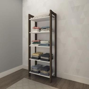 Imagem de Closet Modulado Aberto - Estante alta Multiuso 5 prateleiras 65cm AZ10
