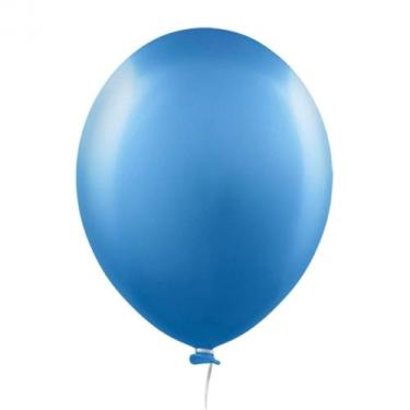 Imagem de Balão 5 Alumínio Azul Happy Day 25 Un