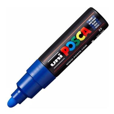 Imagem de Caneta Posca PC 7M azul Uni Ball