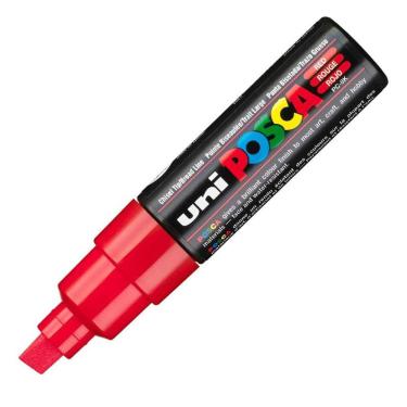 Imagem de Caneta Posca PC 8K vermelha Uni Ball
