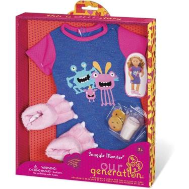 Imagem de Our Generation Camisão De Pijama Com Pantufas - Candide 0261