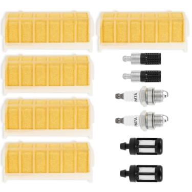 Imagem de Filtro de ar MS250, kit de ajuste de filtro de ar, fácil de instalar, filtro de óleo eficiente, vela de ignição, economia de tempo, reposição de peças de motosserra MS250 para modelos 210, 230, 250