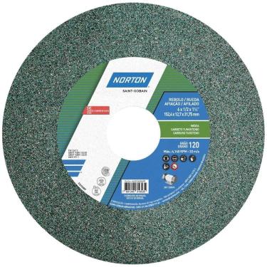 Imagem de Rebolo Reto Para Metal Duro 6 X 1/2 X 1,1/4Pol - Norton