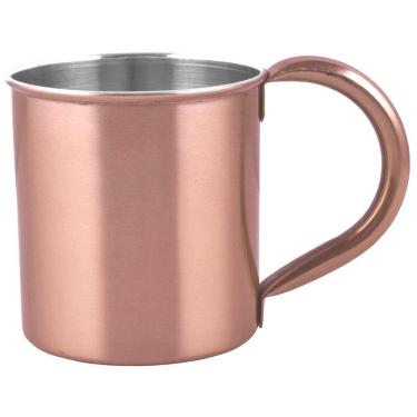 Imagem de Caneca Lisa Moscow Mule Flat Inox Rose Bronze Drink 250Ml