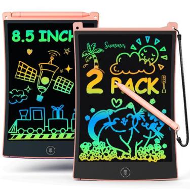 Imagem de Tablet de escrita LCD bravokids 8,5 polegadas, pacote com 2 unidades c