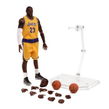 Imagem de Brinquedos modelo de bonecos de ação Lebron James para meninos - Gloom