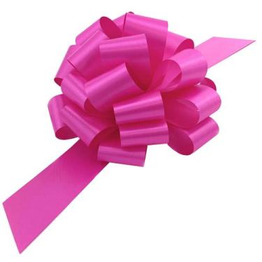 Imagem de Embrulho para presente etc. Arcos grandes rosa choque com 23 cm de lar