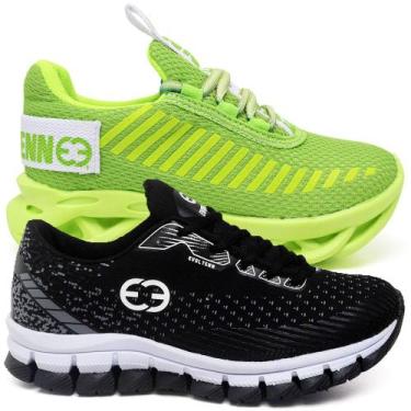 Imagem de Tênis Infantil Masculino Esportivo Modelos Diferentes Kit 2 Pares - Ev