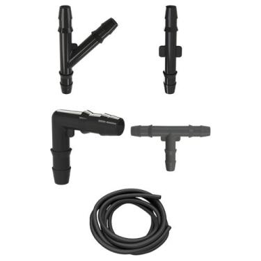 Imagem de Kit 6Pcs Conectores + 3M Mang Borracha Água ParaBrisa Univ. - Mestre d