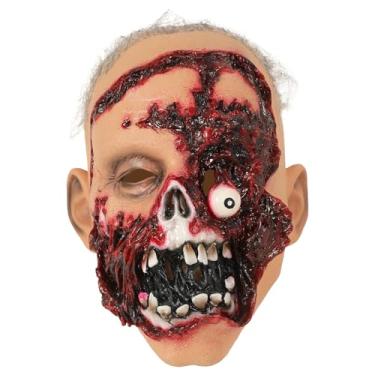 Imagem de stepsin Bloody Zombie Mask Creepy Walking Dead Ghost Mask Scary Halloween Masks for Adults