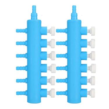 Imagem de HEEPDD Distribuidor de Controle de Ar do Aquário, 2pcs Aquário de 2 Válvulas de Bomba de Válvula de de de Ar Distribuidor de Oxigênio Divisor Aquarium Oxigênio Adaptador de Acessório NAN (Um ponto