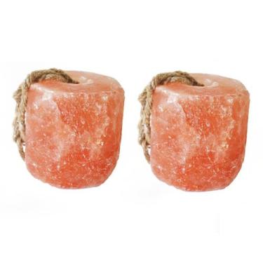 Imagem de Salt Block kathson Himalayan Pink Mineral Lick 2 unidades de 2-3 kg
