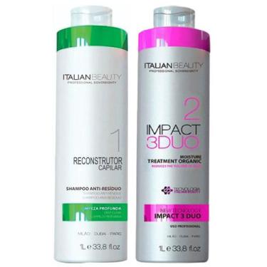 Imagem de Kit Escova Progressiva Alisamento e Terapia Capilar 2000 Gr - Italian 