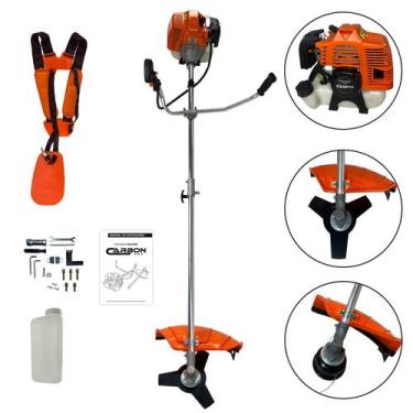 Imagem de Roçadeira a Gasolina com Tubo Bipartido Profissional 52cc 2,5HP Lâmina