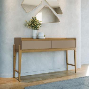 Imagem de Aparador 2 Gavetas com Pés de Madeira Maciça Rennes Casa D, Hanover Fe