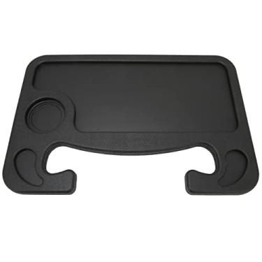 Imagem de KIMISS Bandeja de Volante - Mesa de Carro Multifuncional Dupla Face para Comer, Escrever e Usar Laptop - Mesa de Volante Fácil de Instalar Com Design de Suspensão Confortável
