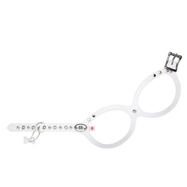 Imagem de BUDDY BELT Peitoral branco de grão de seixos com cristais - Coleção permanente (3,5)