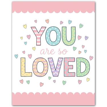 Imagem de Pastel Rainbow Girl Power - Pôster inspirador para decoração de quarto de meninas - Arte de parede sem moldura 20 x 25 cm para quarto de jogos ou berçário - Impressão colorida de arco-íris para quarto