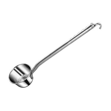 Imagem de KiBcsLic Concha/Punheta de aço Inoxidável Fácil de Limpar, Colher/Colher para Óleo para Uso na Cozinha, Banheiro, Regar Flores e Hortaliças, S