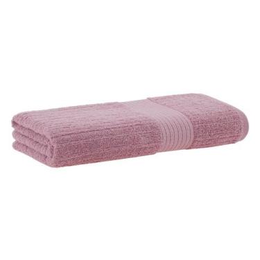 Imagem de Toalha de Rosto Buddemeyer Fio Penteado Canelado 48x85cm, Rosa 1371