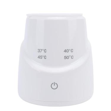 Imagem de Hyuduo Aquecedor Portátil de Mamadeiras Aquecedor USB Sem Fio Rápido Com Bateria de 4500mAh Aquecimento PTC para Viagens, Acampamento, Alimentação Noturna, Desligamento Automático Seguro, Controle Inteligente de Temperatura