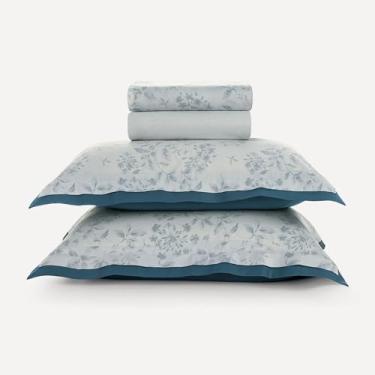 Imagem de Jogo de Cama Karsten Queen 300 Fios 100% Algodão Egípcio Ellie 4 Peças