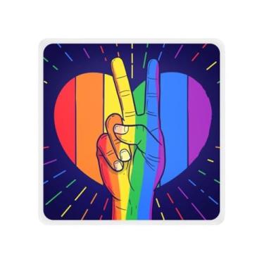 Imagem de Luminária Box Slim LED USB – Paz e Amor