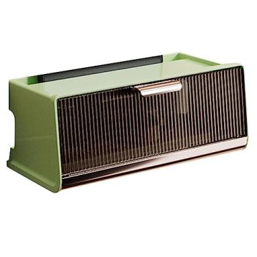 Imagem de TOPINCN Caixa de Armazenamento de Roteador WIFI Montada na Parede, Caixa Organizadora de Cabos de Grande Capacidade Com Tampa, de Gerenciamento de (Ciano Tamanho Médio 30x13,5x12,5cm/11,8x5,3x4,9in)